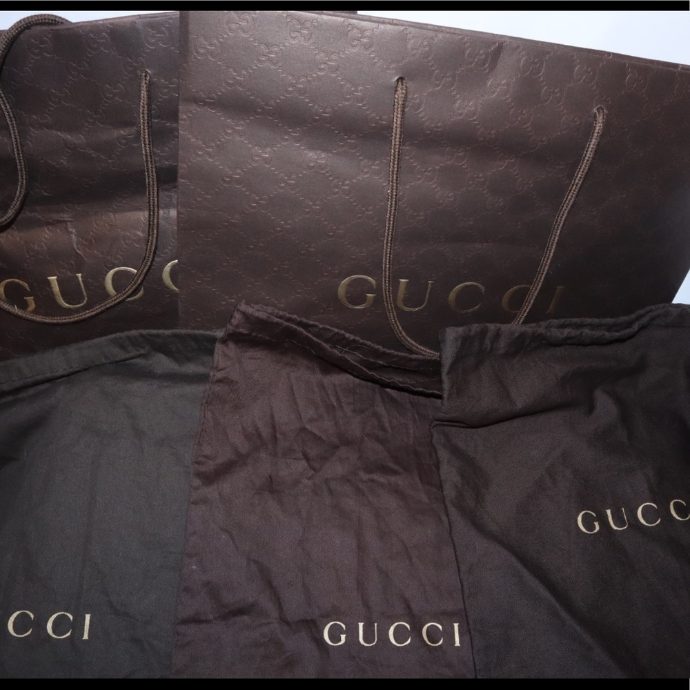 Gucci Shopping and Gucci Dust bags